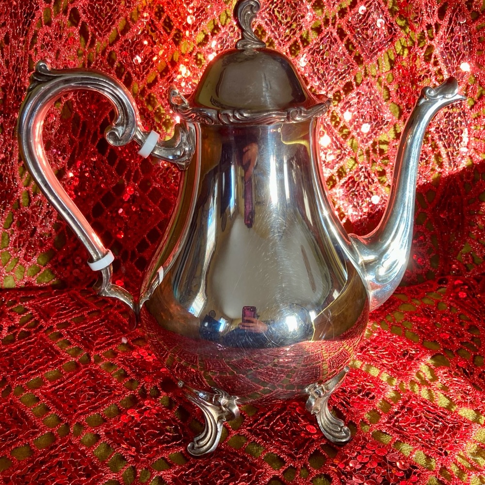 Elegant Silver Plated Teapot